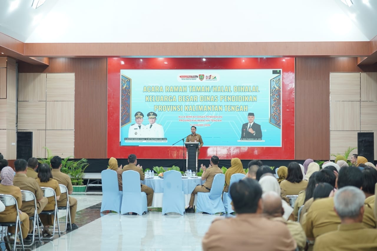 Refleksi Capaian Kinerja Tahun 2025, Disdik Kalteng Gelar Ramah Tamah