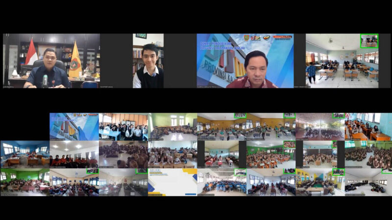 Gelar Webinar Persiapan UTBK 2026, Plt. Kadisdik Ajak Siswa Fokus Belajar dan Kejar Cita-Cita